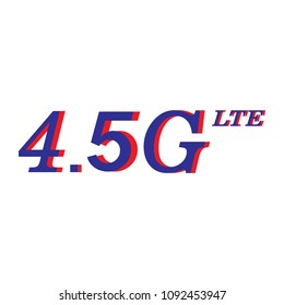 4.5G internet service logo