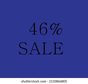 46% Sale vector art and illustration
