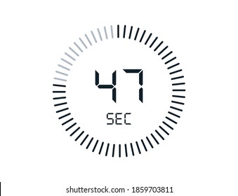 47 second timers Clocks, Timer 47 sec icon