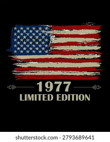 47 Years Old of Aged of Perfection in 1977 Legend Limited edition Retro Vintage Birthday Ideas for Men Women