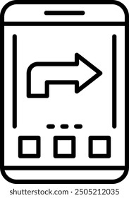 478 - Forward Flat Vector Icon Design