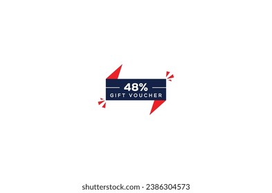 48% off Discount voucher design coupon code design gift voucher design promo design sale promotion