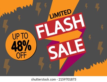 Up to 48% off. Quick sale banner for limited quantity stores and products.