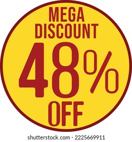 48 off special offer discount, mega discount,