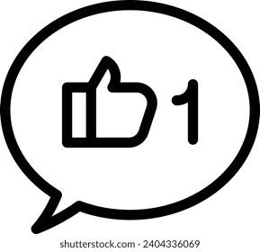 48 speech bubbles single vector line icon