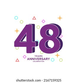 2,820 48 years anniversary Images, Stock Photos & Vectors | Shutterstock