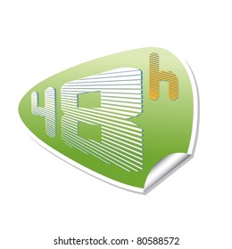48h sticker