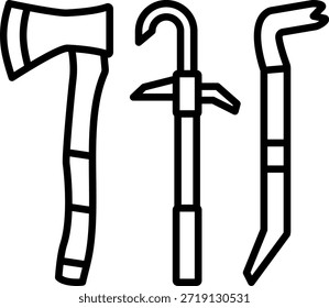 49 - Herramientas de bomberos .eps