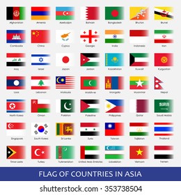 Flags World Countries Isometric Set Pz Stock Vector (Royalty Free ...