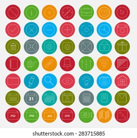49 Fresh color Icon Sets for Developers and Designers