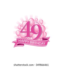 Happy 49th Birthday Clip Art