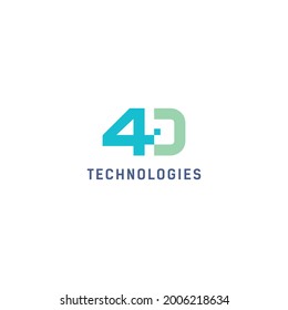 4D Logo Symbol
simple and Modern design 