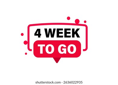 4days to go, sale countdown vector symbol, clock, time,  background, template 15 days to go, countdown, sticker, left banner, business, sale, label button
