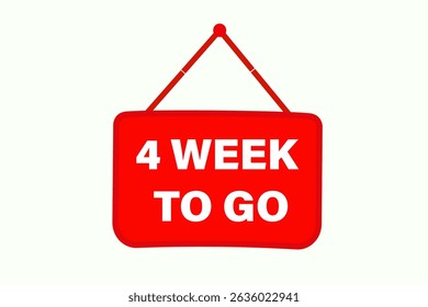 4days to go, sale countdown vector symbol, clock, time,  background, template 15 days to go, countdown, sticker, left banner, business, sale, label button
