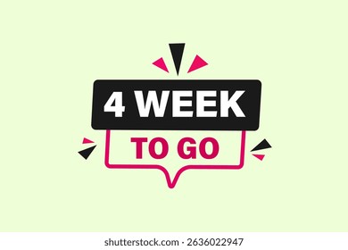 4days to go, sale countdown vector symbol, clock, time,  background, template 15 days to go, countdown, sticker, left banner, business, sale, label button
