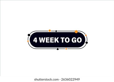 4days to go, sale countdown vector symbol, clock, time,  background, template 15 days to go, countdown, sticker, left banner, business, sale, label button
