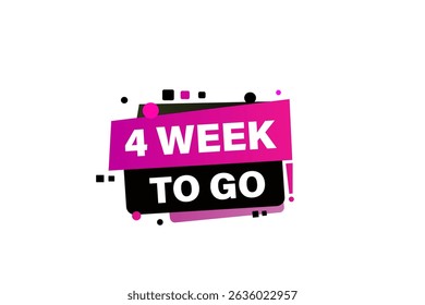 4days to go, sale countdown vector symbol, clock, time,  background, template 15 days to go, countdown, sticker, left banner, business, sale, label button
