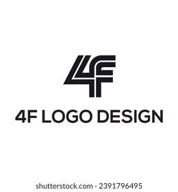 Diseño de logotipo 4F diseño de logotipo moderno diseño de logotipo creativo