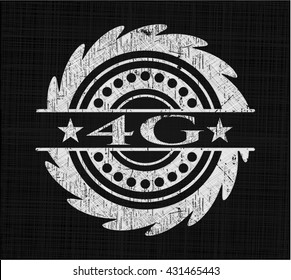 4G chalk emblem