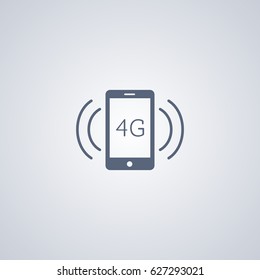 4G connection icon