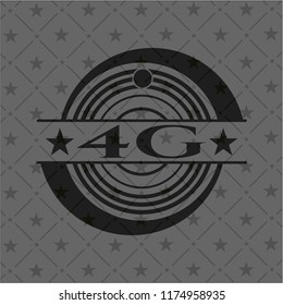 4G dark icon or emblem