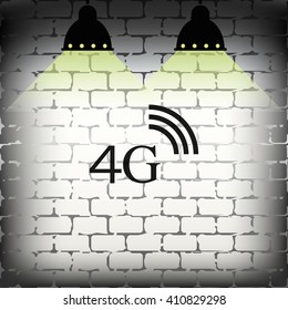 4G icon.