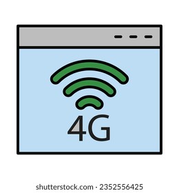 4G Icon Design For Personal And Commercial Use
