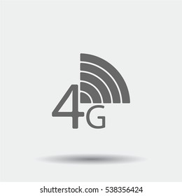 4G Icon illustration isolated vector sign symbol