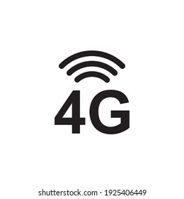 4g Icon Symbol Sign Vector