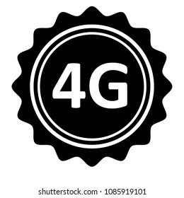 4G icon vector illustration