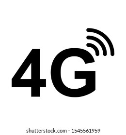 4g icon vector logo template