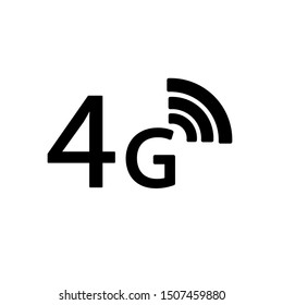4g internet icon. icon for mobile phone or smart device. 