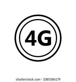 4G - internet icon vector