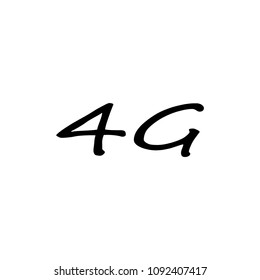 4G  internet logo connection