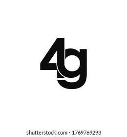 4g letter original monogram logo design