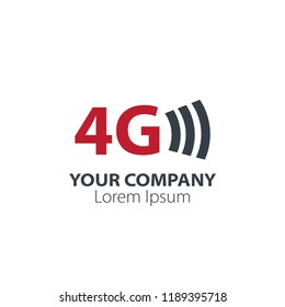 4G LTE Design Logo Concept
