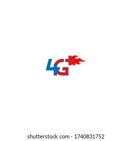 Ilustración del logotipo de 4G LTE