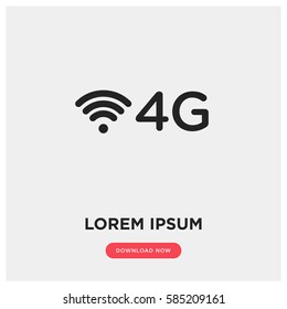 4g network vector icon
