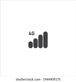 4G network Vector icon design 