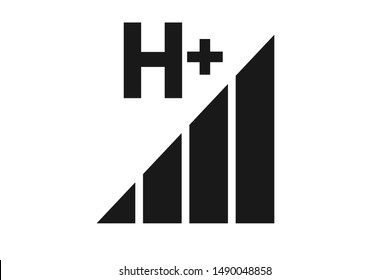4G network vector sign icon