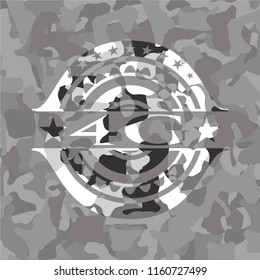 4G on grey camo pattern