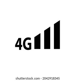 Symbol für 4G-Zeichen, einfach
