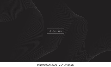 Fondo de tecnología futurista de onda de línea digital Abstractas 4K de partículas