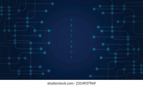 4K Abstract technology background HD wallpaper design.  Abstract lines and dots connect background. Technology connection digital data and big data concept.