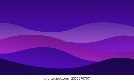 4K Beautiful abstract purple blue wave background. Liquid wave background with purple color background.