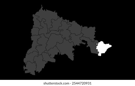 4k Bithan-Karte ,Samastipur District, Bihar State, Republik Indien, Regierung von Bihar, indisches Territorium, Ostindien, Politik, Dorf, Tourismus