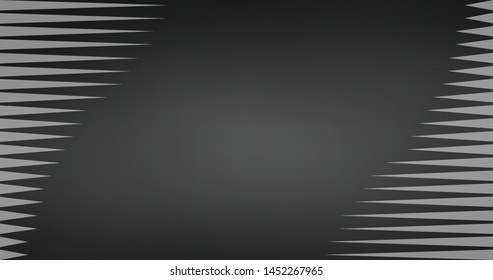 4K Black and White triangle geometric pattern abstract background vector stripe line, Vector illustration
