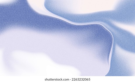 4K Blue Liquid Gradient Abstract Background with noise