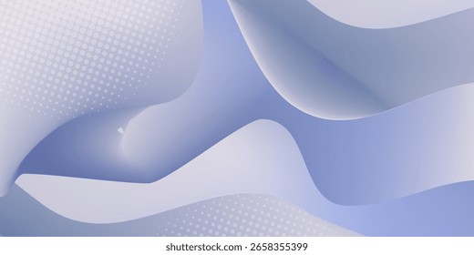 4K Blue Liquid Gradient Abstract Background with noise