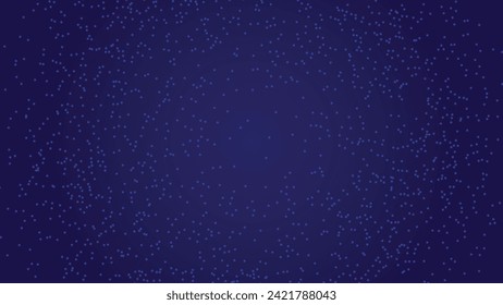 4K Blue particle background with Dark blue gradient